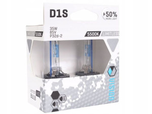 Żarówki ksenonowe D1S 5500K białe 85V 35W 50% 2szt