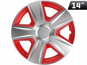 Kołpak Esprit silver / red 14``, 1 szt.