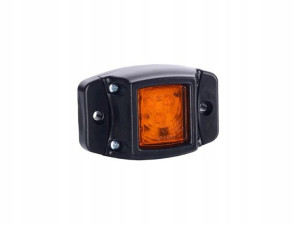 Lampa obrysowa na podstawie gumowej, pomaranczowa