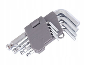 Klucze Imbusowe Kuliste Zestaw 130 Mm 9 Szt. Fv