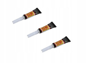 Klej Super Glue Szybkoschnący Mocny Zestaw 3szt