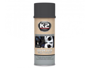 K2 Color Flex Guma W Sprayu Czarny Matowy 400ml