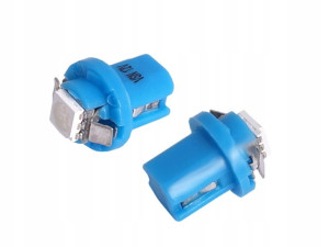 Żarowki Led R5 Bax B8.5d 12v Niebieskie 0.15w Smd
