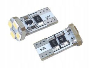 Żarówki W5w T10 Smd Led Białe 12v 2szt. Fv
