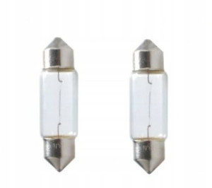 Żarówki Rurki Zwykłe T11 C5w 11x36 Mm 12v 5w 2szt