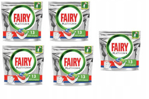 FAIRY PLATINUM PLUS 65kapsułek (5x 13szt) zmywarka