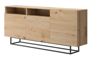 Industrialna komoda loft Easy EK180 - Dąb Artisan