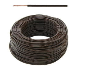 Przewód LgY 1x1mm H05V-K brązowy (2m)