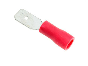 Konektor męski izolowany 4,8 (10szt)/2640
