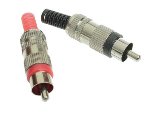 Wtyk RCA CHINCH komplet  (2szt)