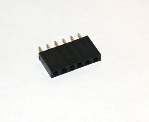 Piny goldpin 1x6 gniazdo proste 5szt/1336