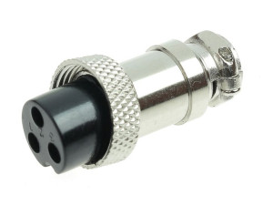 Wtyk CB 3PIN mikrofonowy na kabel