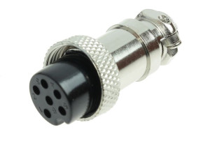 Wtyk CB 6PIN mikrofonowy na kabel