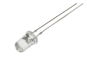 Dioda Zielona 5mm  clear (10szt)