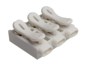 Szybkozłączka elektryczna 3PIN samozaciskowa (2szt