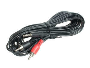 Kabel JACK 3,5 - 2xRCA AUX  (3m)