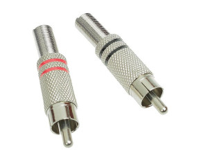 Wtyk RCA CHINCH komplet  (2szt)