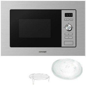 Kuchenka Mikrofalowa do Zabudowy 20 l CONCEPT Stal