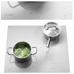 Biała Płyta Indukcyjna do Zabudowy 60 cm Concept IDV4260wh