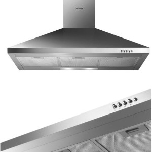 Okap Kominowy 90cm Stal Nierdzewna 537m3 CONCEPT