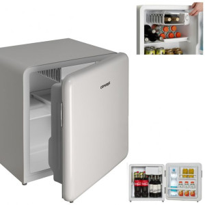 Mini Bar 47l Elegancka Retro Lodówka CONCEPT Biała