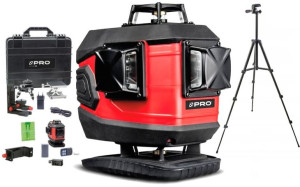 Laser Pro Zielony 4d Automatyczny 4x360 30m Statyw