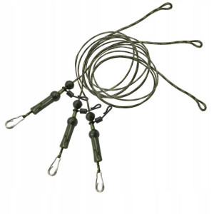 3 x Zestaw Helikopterowy krętlik LEAD CORE 75 cm