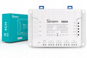 Sonoff 4CH PRO R3 WiFI RF 433mhz 4 kanały DIN