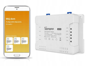 Sonoff 4CH R3 Wifi 4 kanałowy DIN HomeKit / EVE