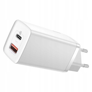 Baseus Ładowarka sieciowa GaN2 USB USB-C QC PD 65W
