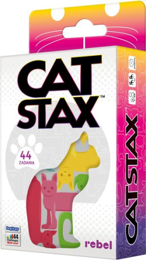CAT STAX 44 łamigłówki z kotami! gra planszowa