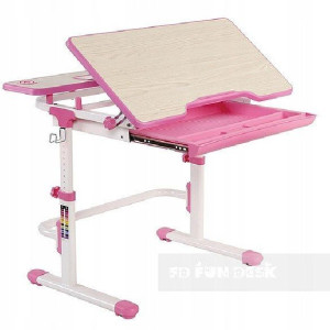 Regulowane Biurko dla dziecka Lavoro L Pink 79cm