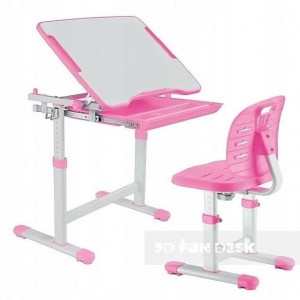 Biurko i Krzesełko Dziecięce PICCOLINO III PINK