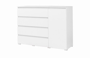 Komoda 1D4S C5 H.97x138x41 COCO biały mat