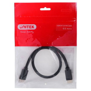 Unitek Kabel Hdmi 2.0 M/m 4k 60hz, 0,5m, Y-c185m