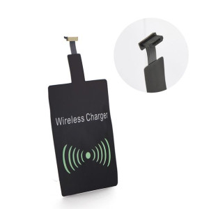 Adapter do ładowania indukcyjnego/bezprzewodowego pasuje do MicroUSB typ 2
