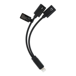 Adapter HF/audio + ładowanie do iPhone Lightning 8-pin do Lightning 8-pin c