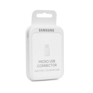Oryginalny Adapter SAMSUNG EE-GN930BWEGWW USB typ C micro USB biały blister
