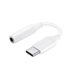 Oryginalny Adapter SAMSUNG EE-UC10JUWEGWW USB typ C jack 3,5mm biały bliste