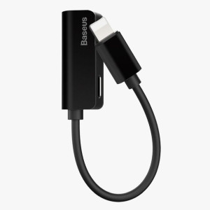 Baseus adapter L32 Apple jack 3,5mm czarny CALL32-01