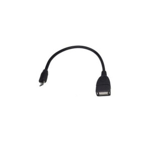 Adapter OTG MicroUSB do USB A czarny