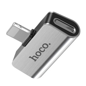 Hoco adapter audio 2w1 do iPhone Lightning 8-pin do iPhone Lightning 8-pin+