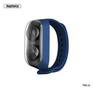 Remax słuchawki bezprzewodowe/bluetooth TWS-15 w stacja dokująca w smartban