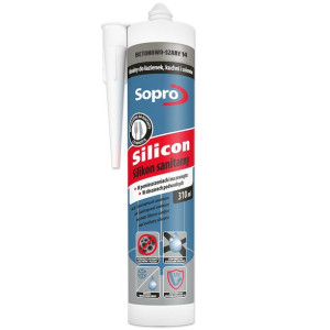 Sopro Silikon Sanitarny Betonowo-szary 310ml 1szt/opak