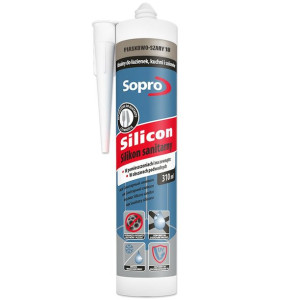 Sopro Silikon Sanitarny Piaskowo-szary 310ml 1szt/opak