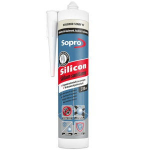 Sopro Silikon Sanitarny Srebrno-szary 310ml 1szt/opak