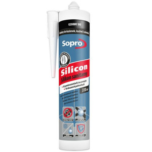 Sopro Silikon Sanitarny Czarny 310ml 1szt/opak