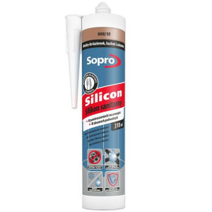 Sopro Silikon Sanitarny Brąz 310ml 1szt/opak