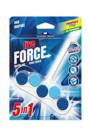 GENERAL KOSTKA do WC koszyk Five Force MORSKI 1szt