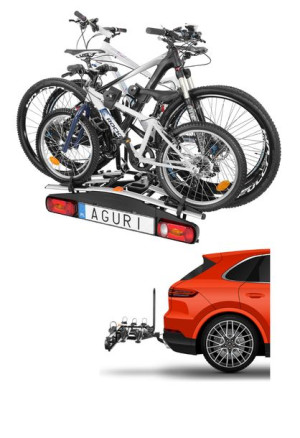 AGURI BAGAŻNIK Rowerowy hak holowniczy 3 rowery